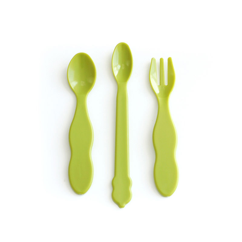 韩国进口婴儿餐具-uinlui天然甘蔗制成儿童餐具汤勺3件套 - 婴儿餐具品牌