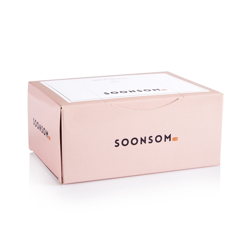 韩国进口纯棉化妆棉-SOONSOM高级化妆棉WATERJET100%纯棉化妆棉100片/盒