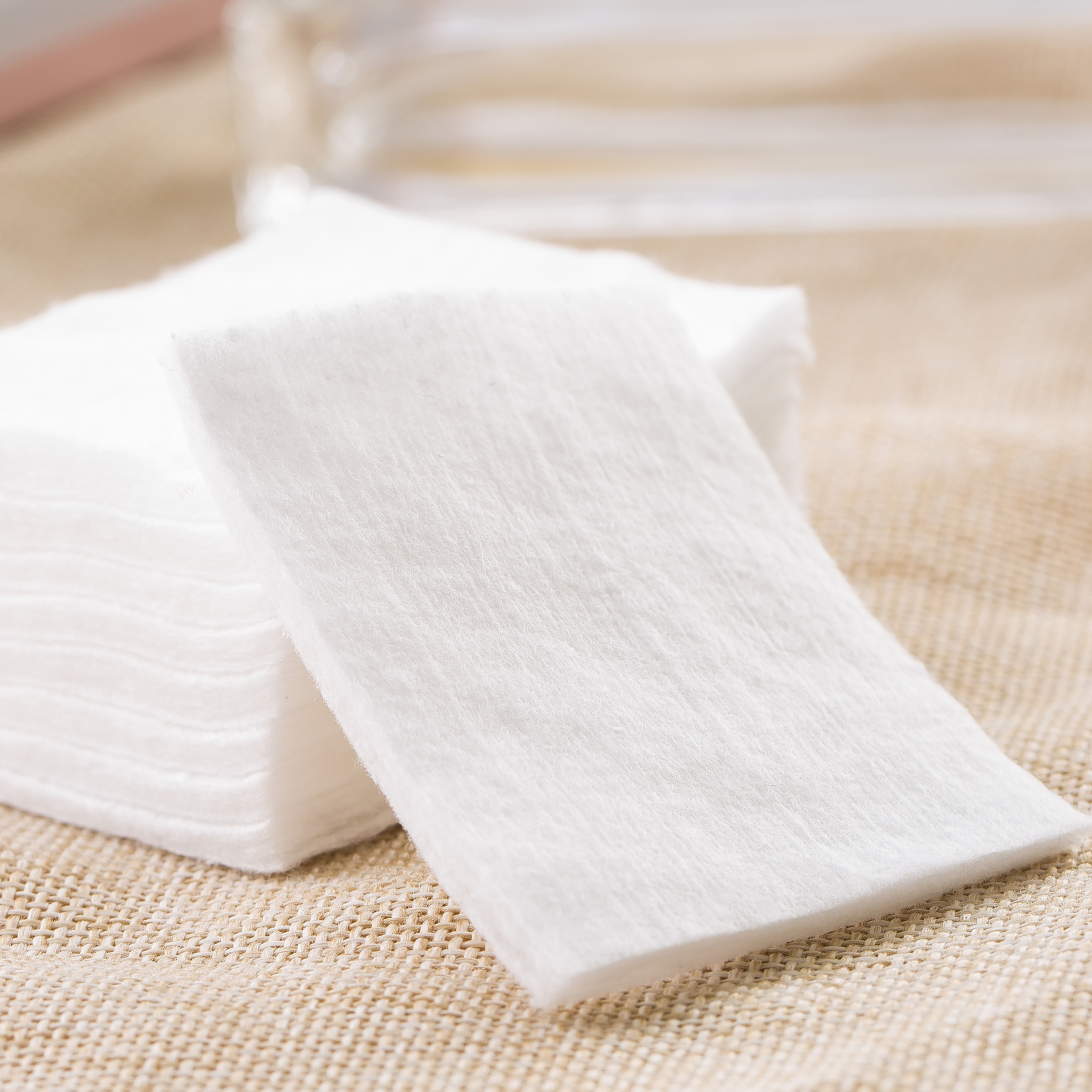 韩国进口纯棉化妆棉-SOONSOM高级化妆棉WATERJET100%纯棉化妆棉100片/盒