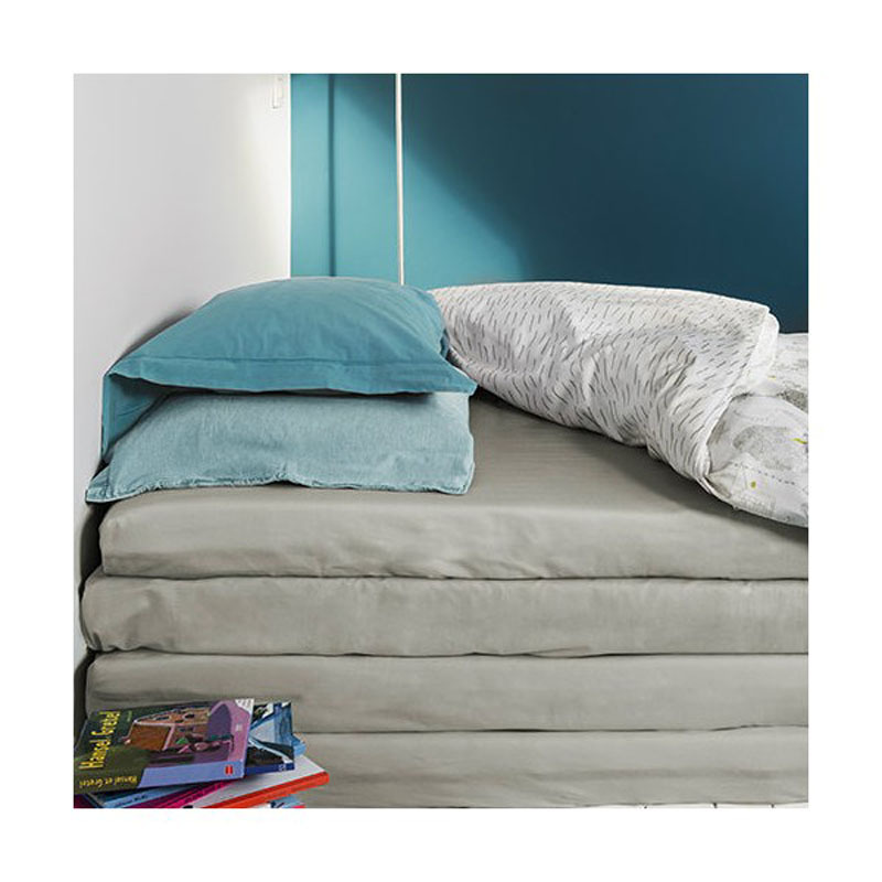 比利时原产LOUIS LE SEC婴幼儿防水透气床单灰色70*140cm