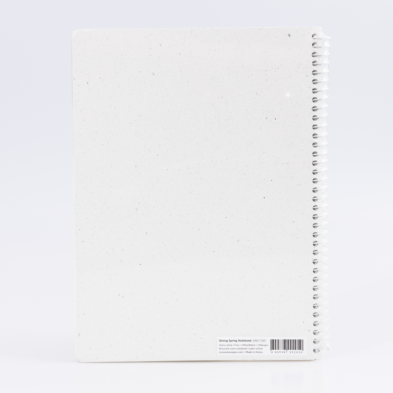 韩国进口高档纸质笔记本-sosomoongoo线圈弹簧笔记本160P