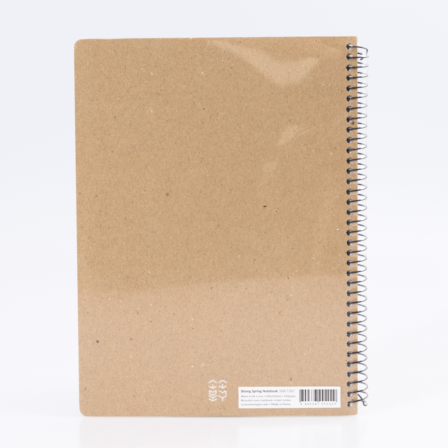 韩国进口笔记本小本子-sosomoongoo线圈弹簧笔记本160P