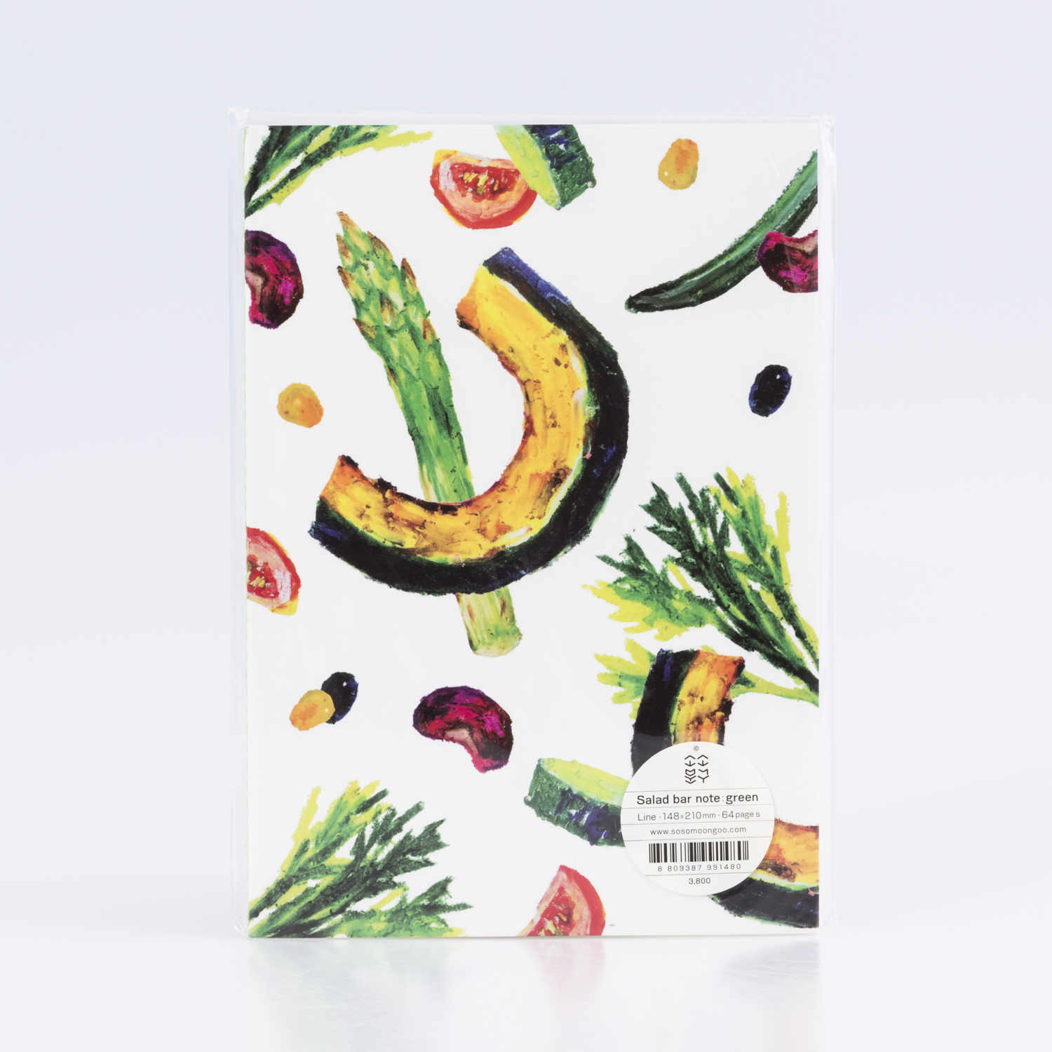 韩国进口品牌笔记本-sosomoongoo笔记本沙拉吧系列64P