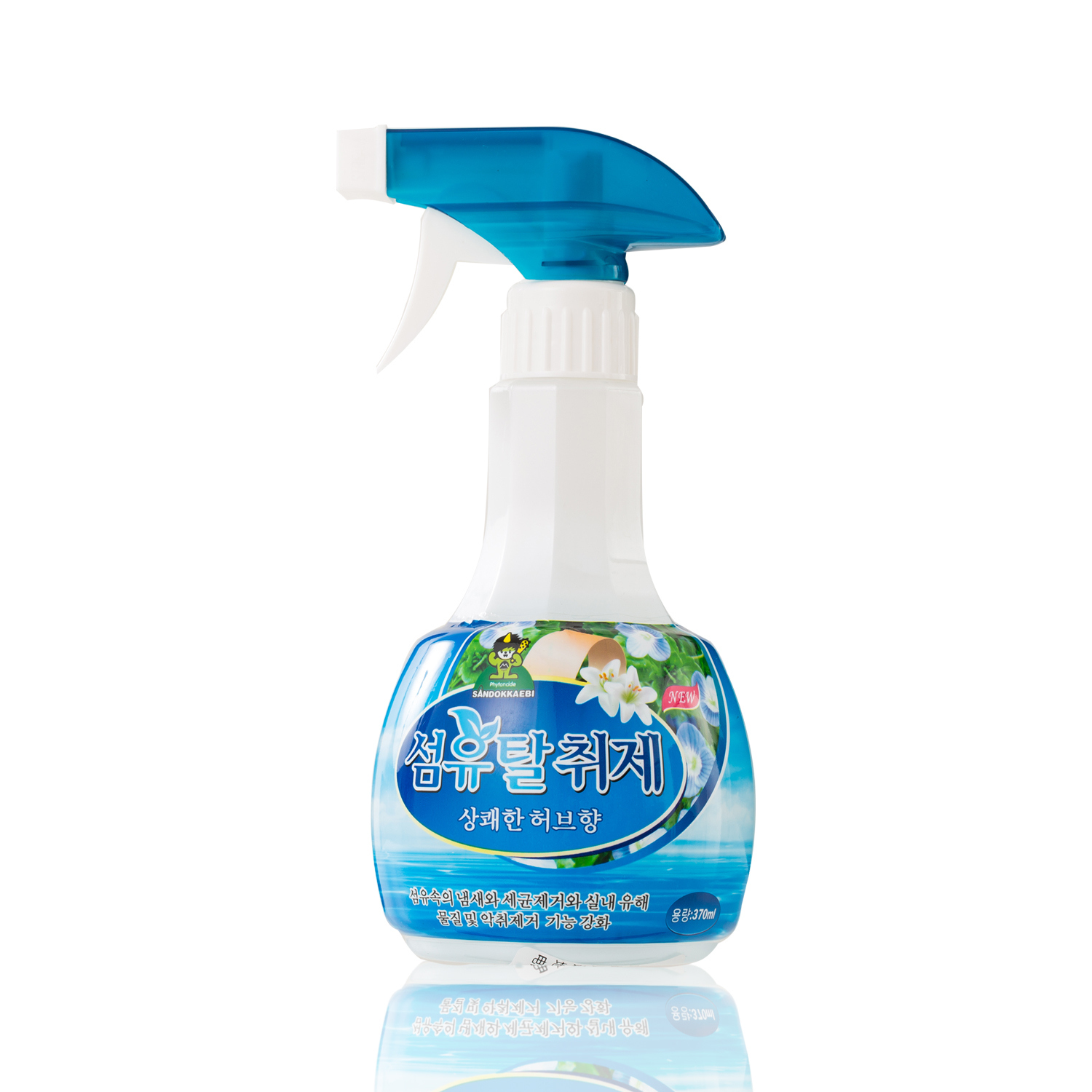 韩国进口衣物除味剂-Sandokkaebi衣物除油除味剂 370G(克)1瓶装清爽香味 韩国进口衣物除味剂-Sandokkaebi衣物除油除味剂 370G(克)1瓶装清爽香味