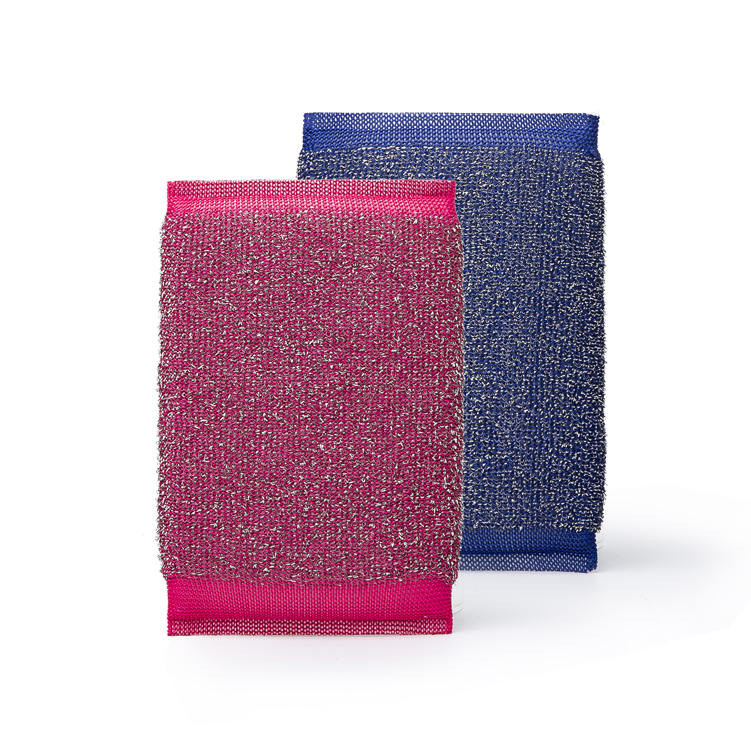 韩国进口清洁抹布-Mr. King of House Keeping不锈钢丝海绵抹布2片装 - 清洁抹布