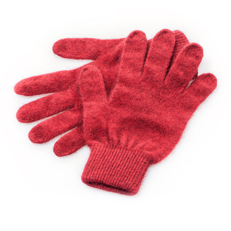 新西兰进口羊皮手套-ComfortSocks美丽诺羊毛负鼠毛混纺五指手套