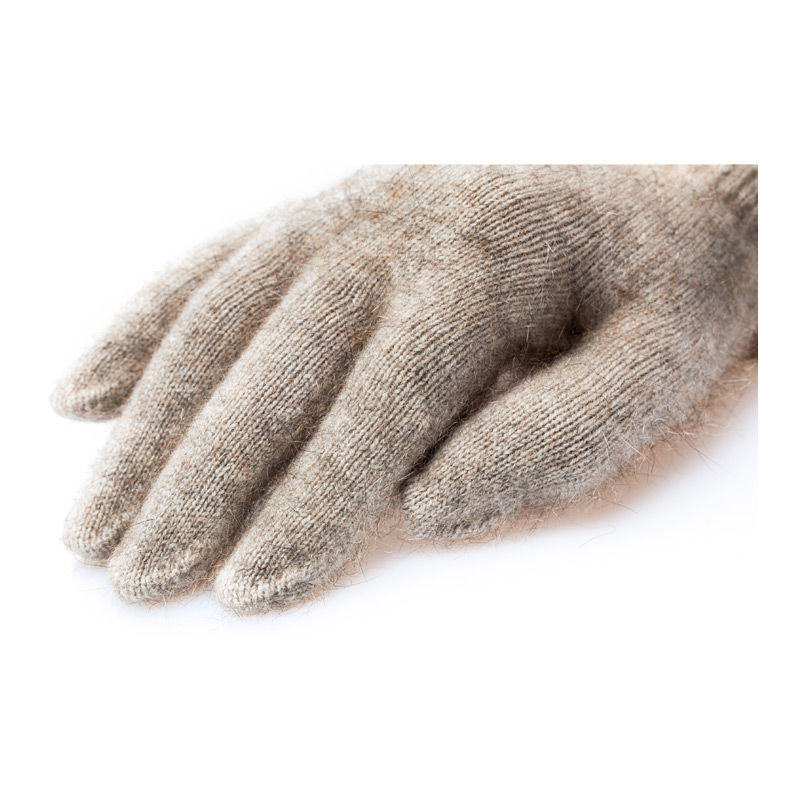 新西兰进口加绒手套-ComfortSocks美丽诺羊毛负鼠毛混纺五指手套