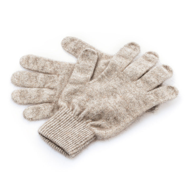 新西兰进口加绒手套-ComfortSocks美丽诺羊毛负鼠毛混纺五指手套
