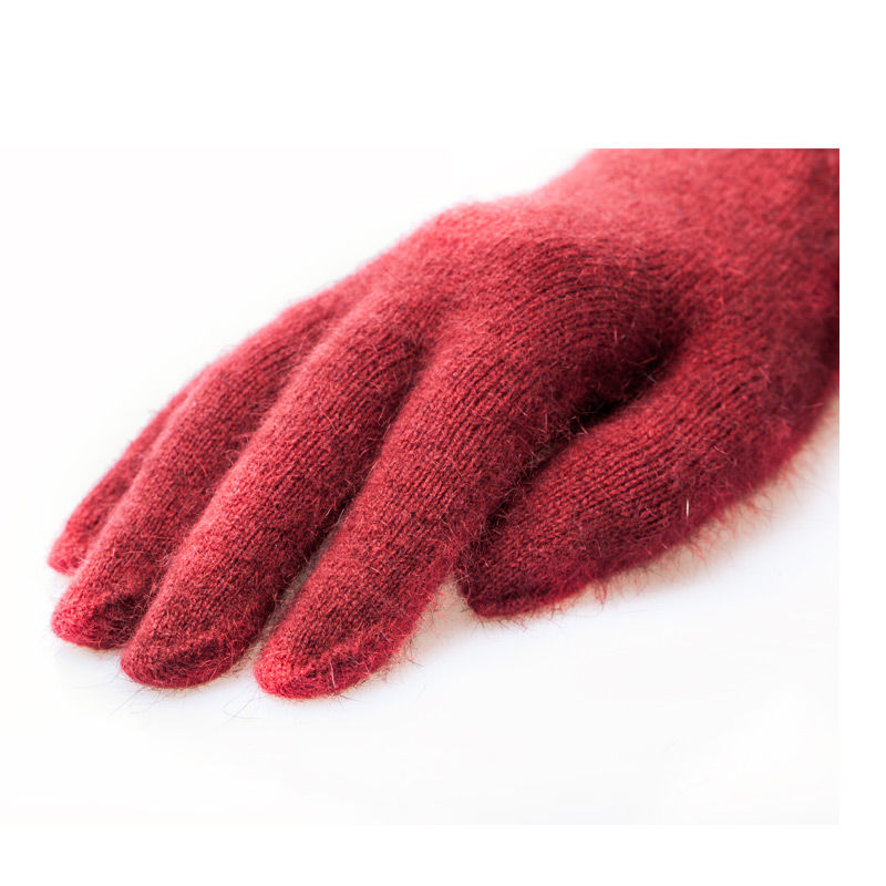 新西兰进口羊皮手套-ComfortSocks美丽诺羊毛负鼠毛混纺五指手套