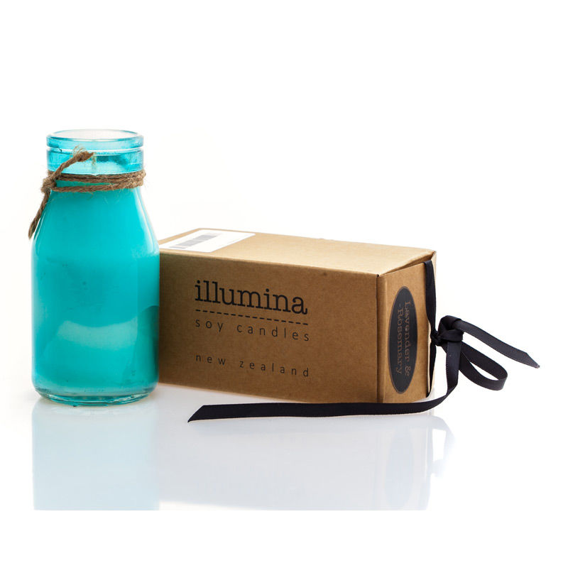 进口国外香薰蜡烛-新西兰Illumina牛奶瓶香薰蜡烛(薰衣草及迷迭香)