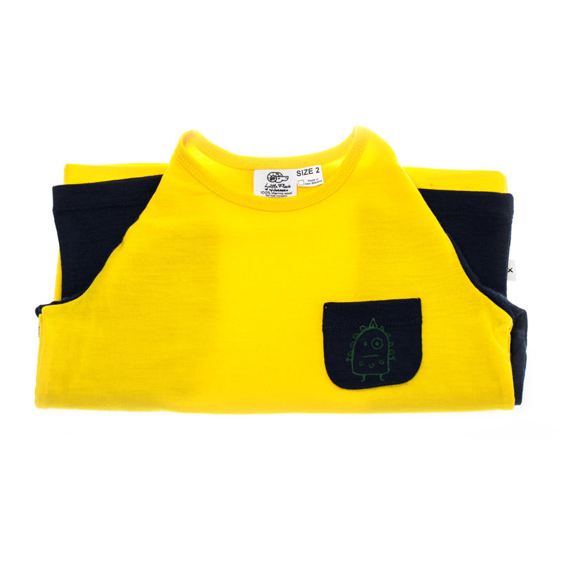 新西兰进口儿童长袖-LOFHSwiper100%美丽诺羊毛长袖上衣