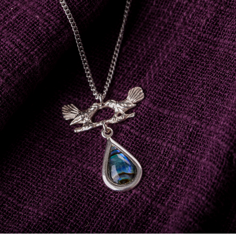 新西兰进口女士装饰项链-JONZ帕瓦贝壳项链Pendant(Paua)