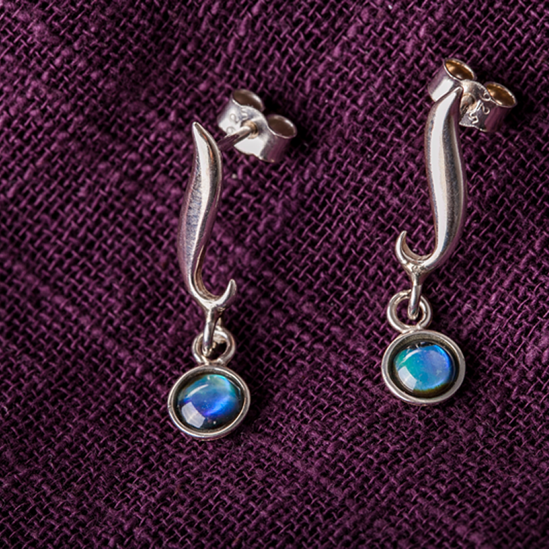 新西兰进口贝壳耳环-JONZ帕瓦贝壳耳环Pendant(Paua)