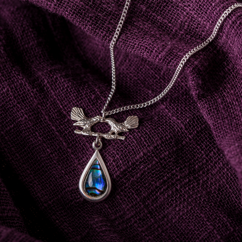 新西兰进口女士装饰项链-JONZ帕瓦贝壳项链Pendant(Paua)