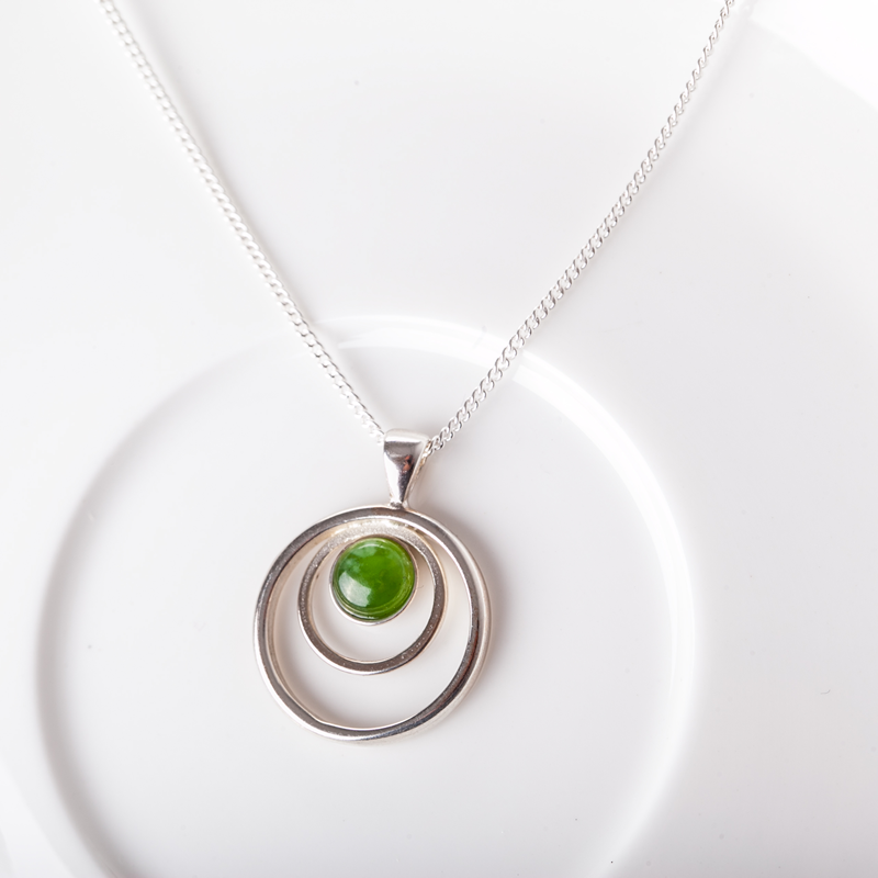 新西兰进口天然碧玺项链-JONZ天然碧玉项链Pendant(Jade)