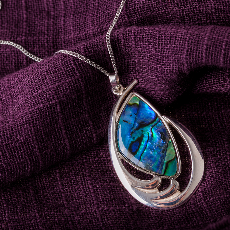 新西兰进口装饰品项链-JONZ帕瓦贝壳项链Pendant(Paua)