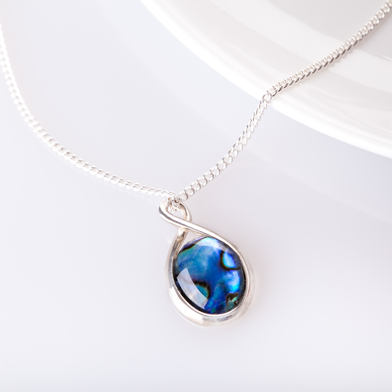 新西兰进口心形项链-JONZ帕瓦贝壳项链Pendant(Paua)