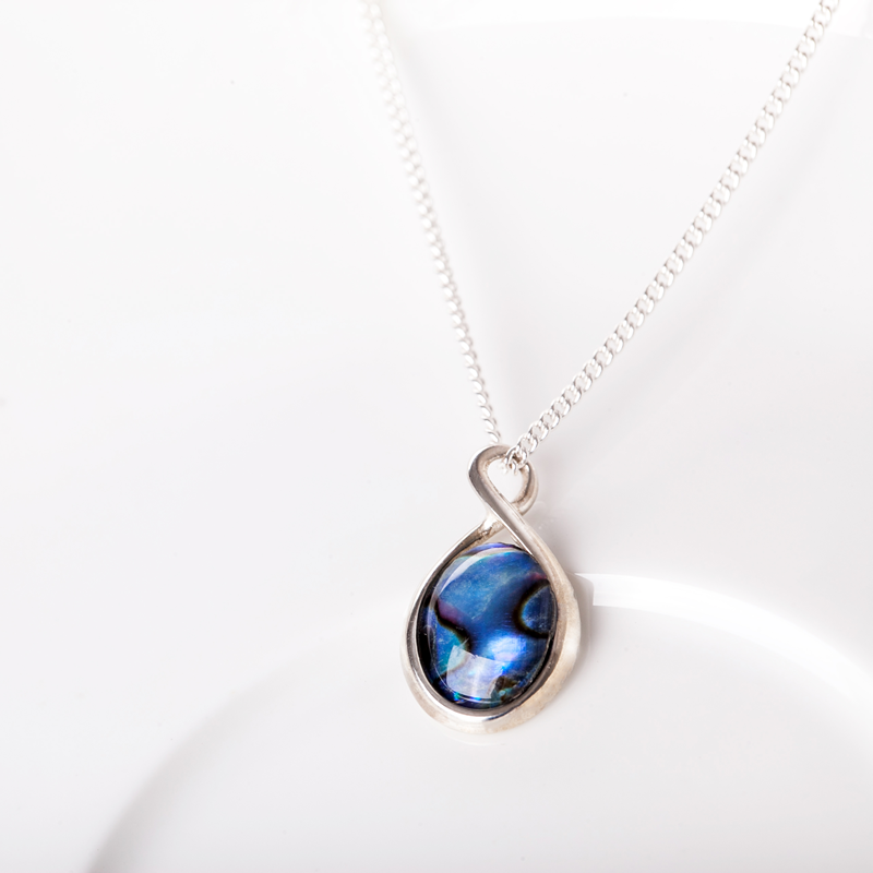 新西兰进口心形项链-JONZ帕瓦贝壳项链Pendant(Paua)