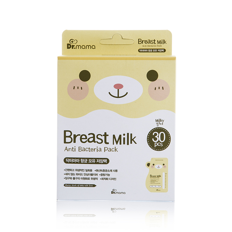 韩国进口母乳储存袋-Dr.mama母乳抗细菌储存袋