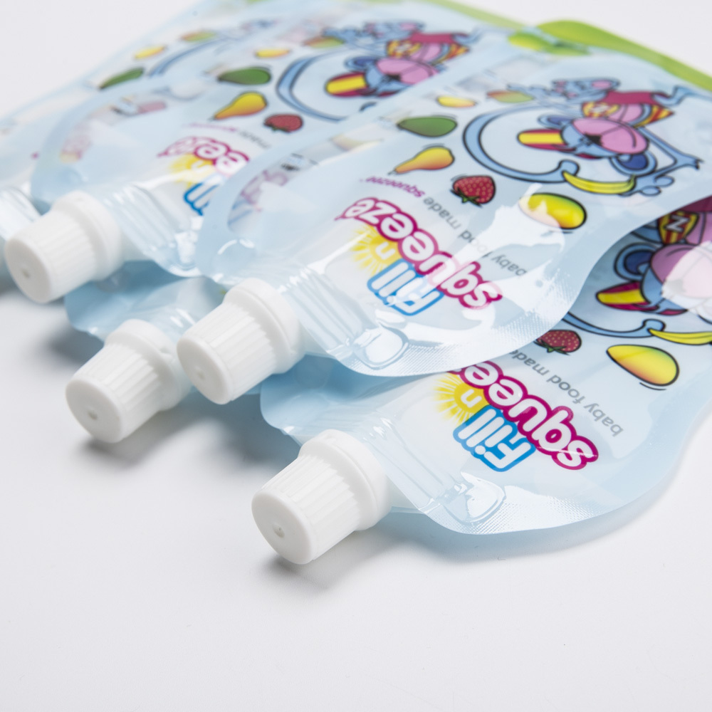 英国进口婴儿辅食袋-Fill N Squeeze可微波可冷冻便携带辅食袋10件装