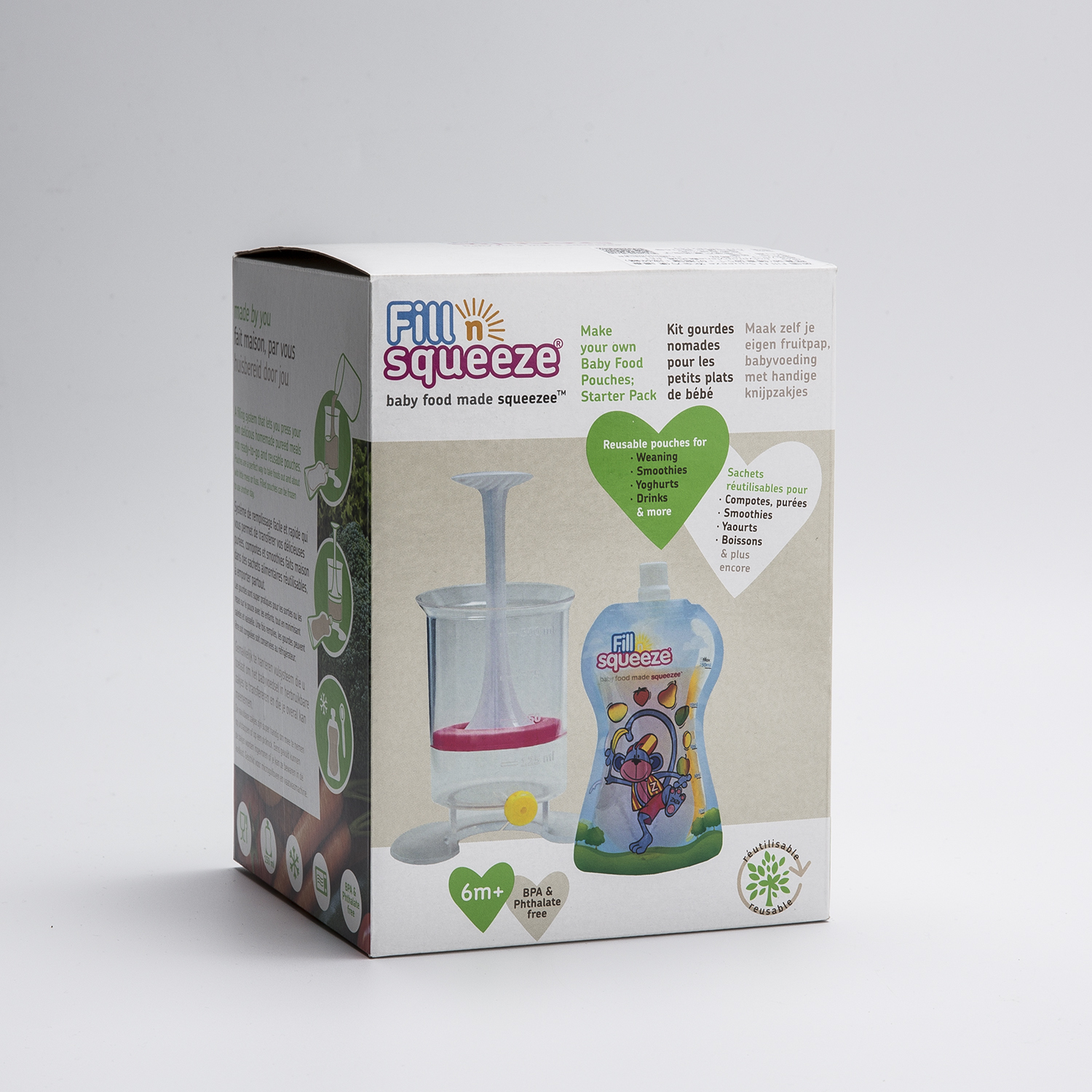 英国进口喂食器-Fill N Squeeze安全方便喂食器套装