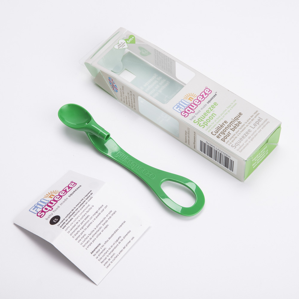 英国进口辅食喂养勺-Fill N Squeeze辅食袋配套喂养勺