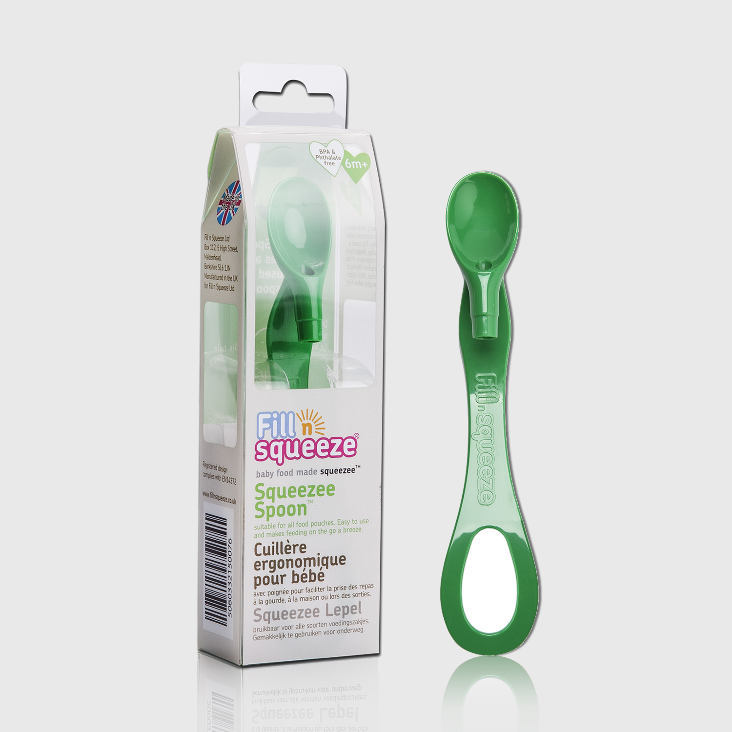 英国进口辅食喂养勺-Fill N Squeeze辅食袋配套喂养勺 - 辅食喂养勺