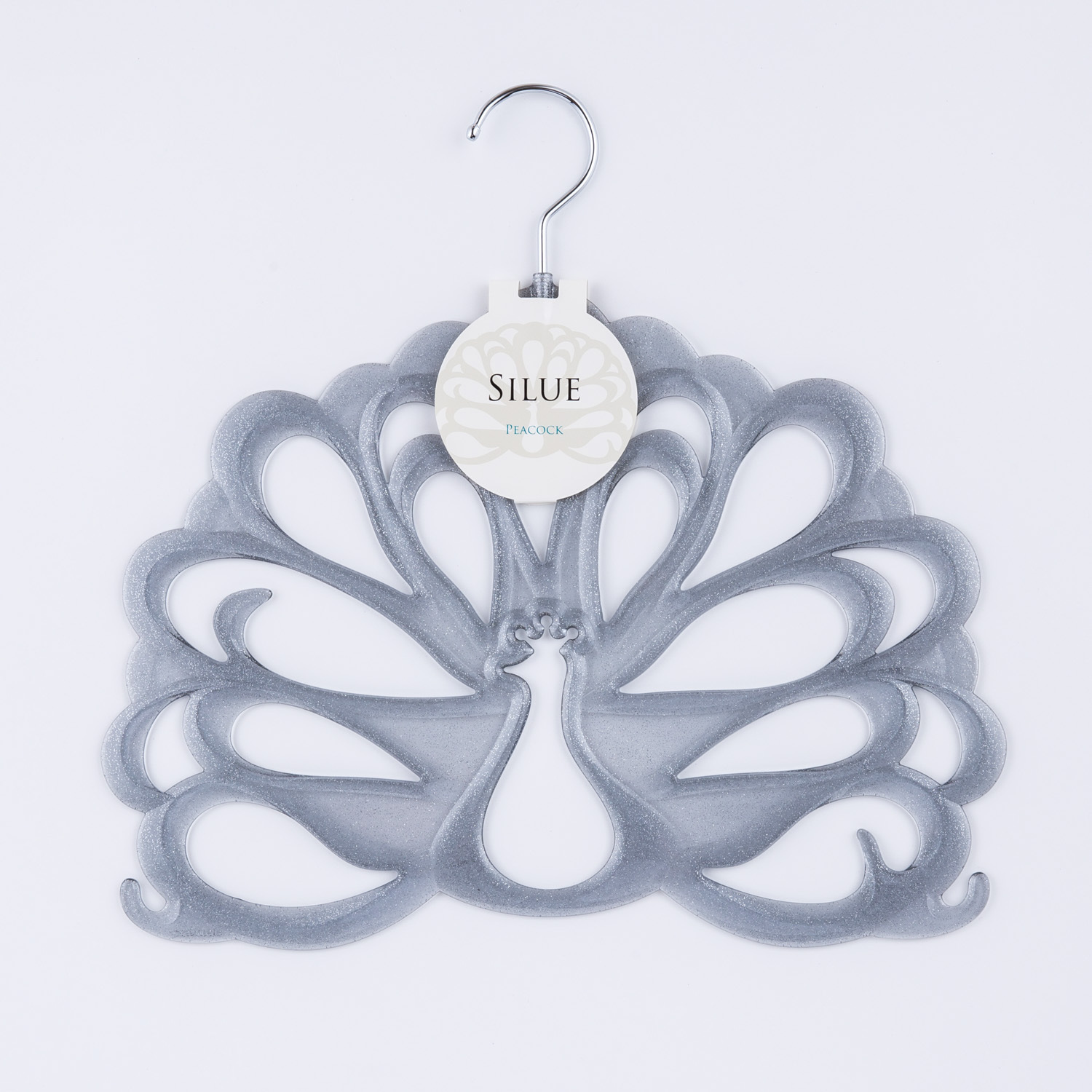 日本进口塑料衣架-SHINKO品牌衣挂silue孔雀形衣挂1个装 日本进口塑料衣架-SHINKO品牌衣挂silue孔雀形衣挂1个装