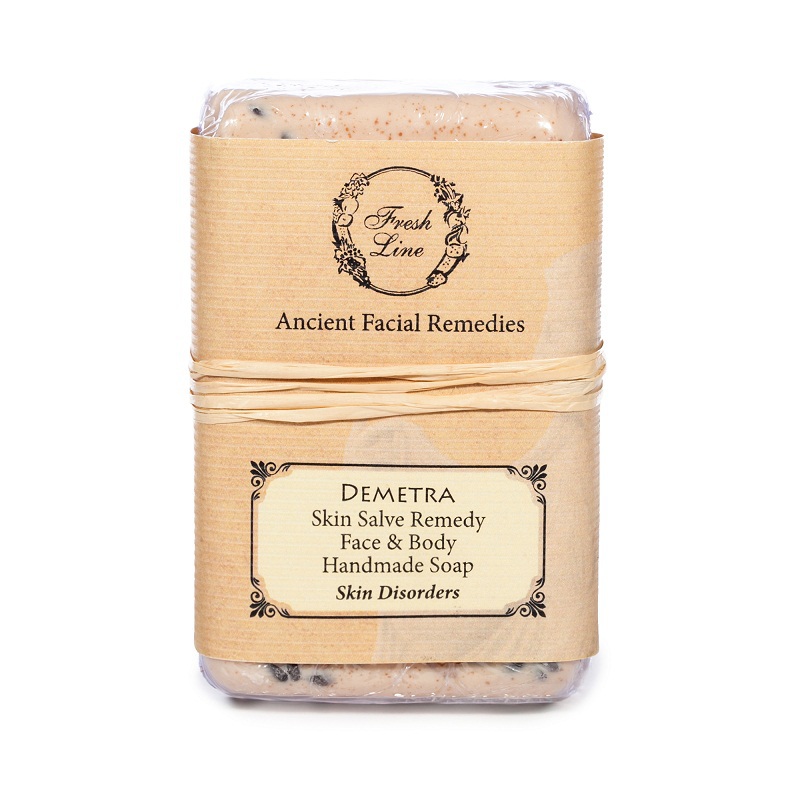 希腊进口草本洁面皂-Freshline菲诺丝大地女神草本修护洁肤皂1保湿排毒