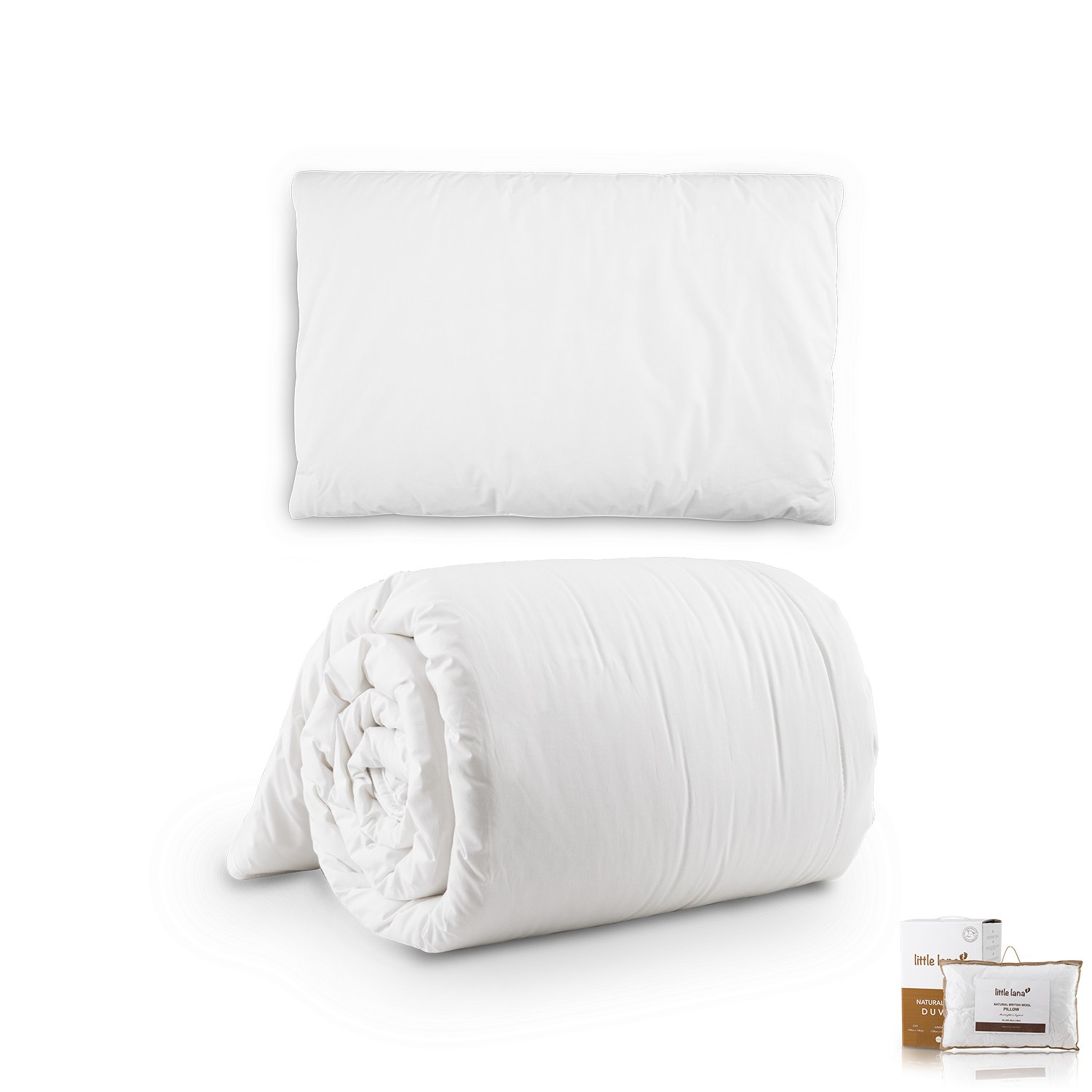 英国原装进口夏被枕头套装-Devon Duvent-Little Lana羊毛夏被和双层羊毛枕套装