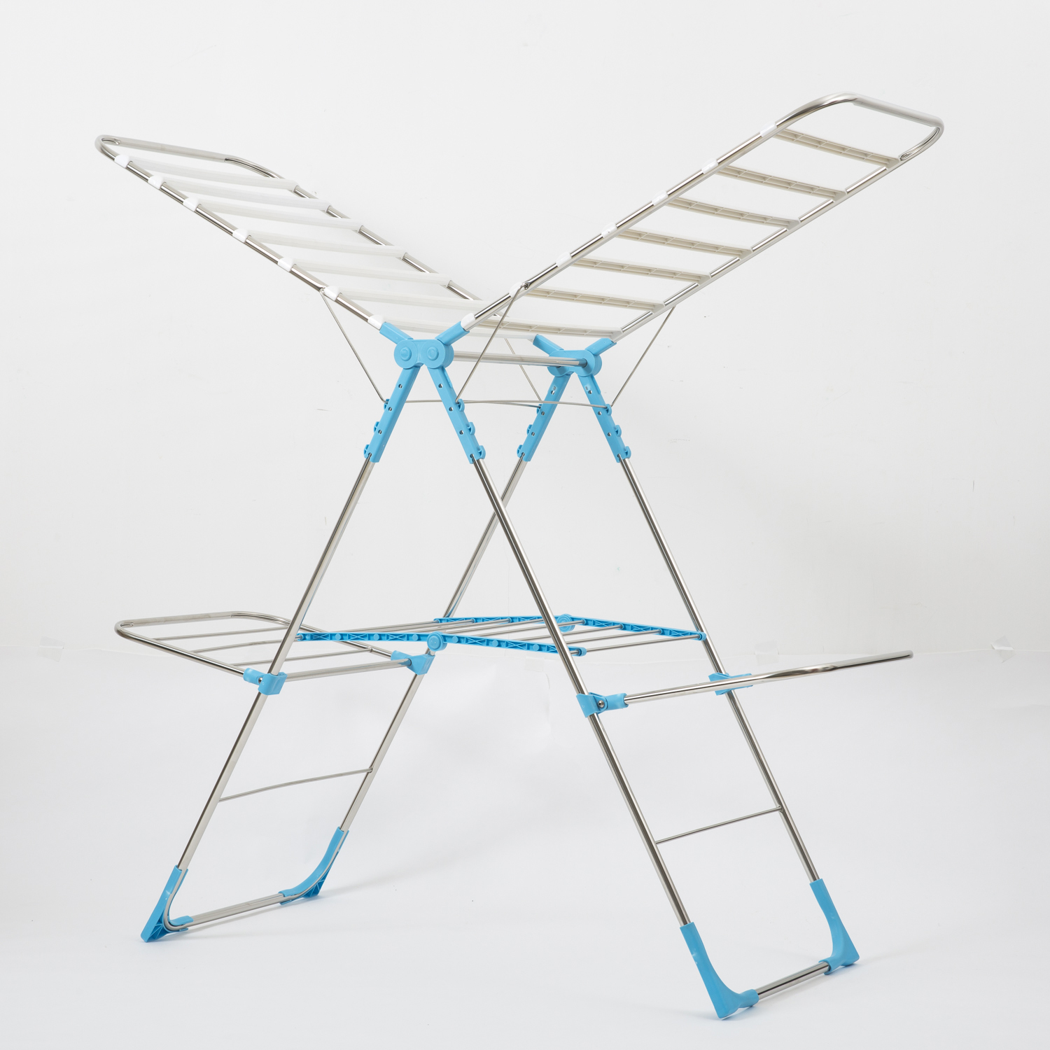 韩国原产JALMALLA双层晾衣架晒衣架挂衣架