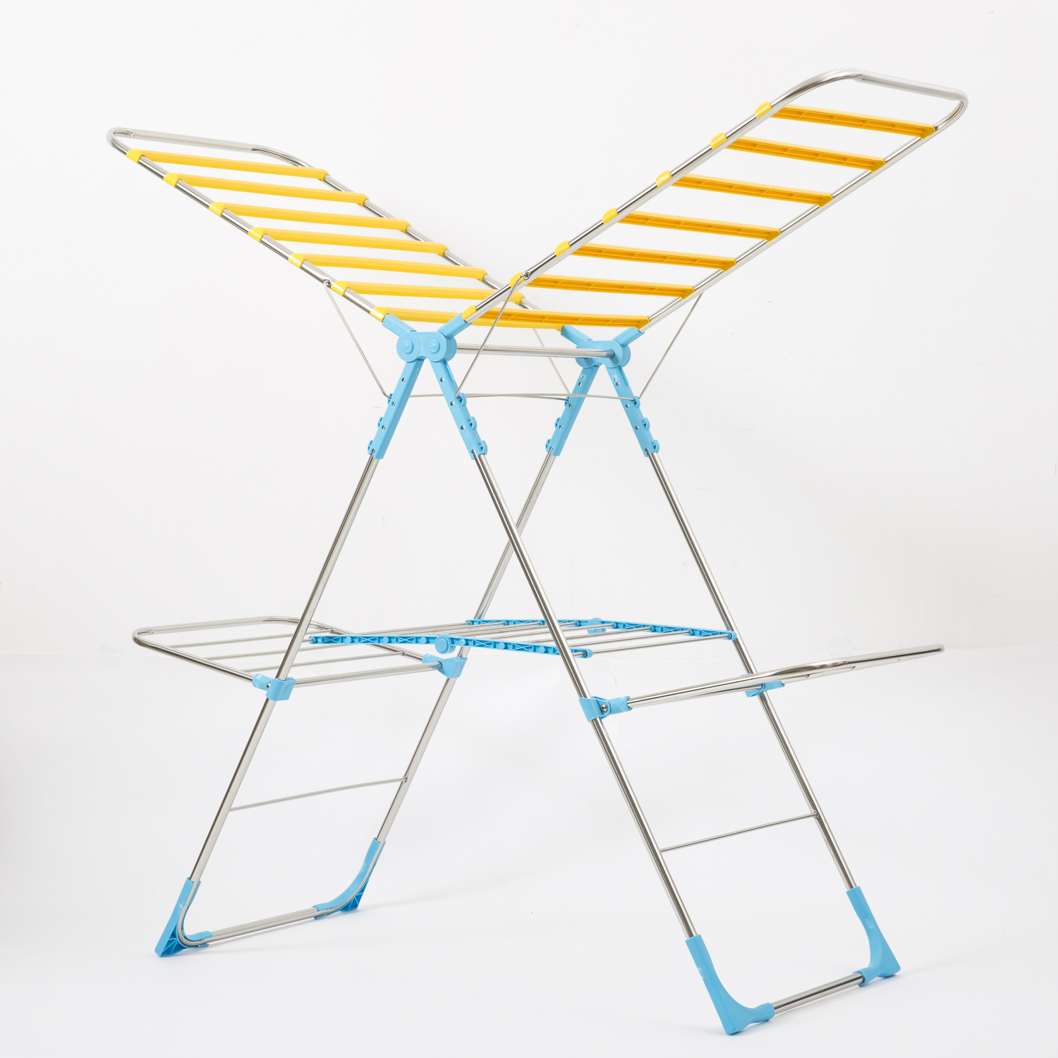 韩国进口简易晾衣架-JALMALLA双层晾衣架 - 简易晾衣架