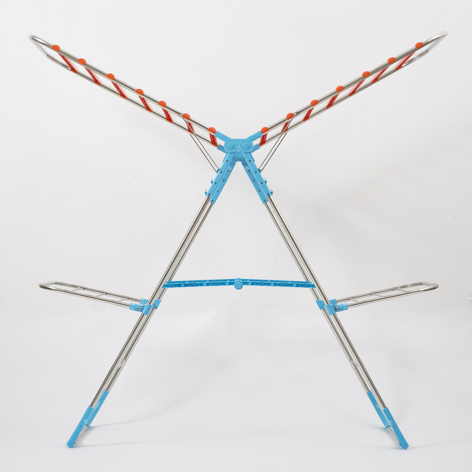 韩国进口多功能晾衣架-JALMALLA双层晾衣架