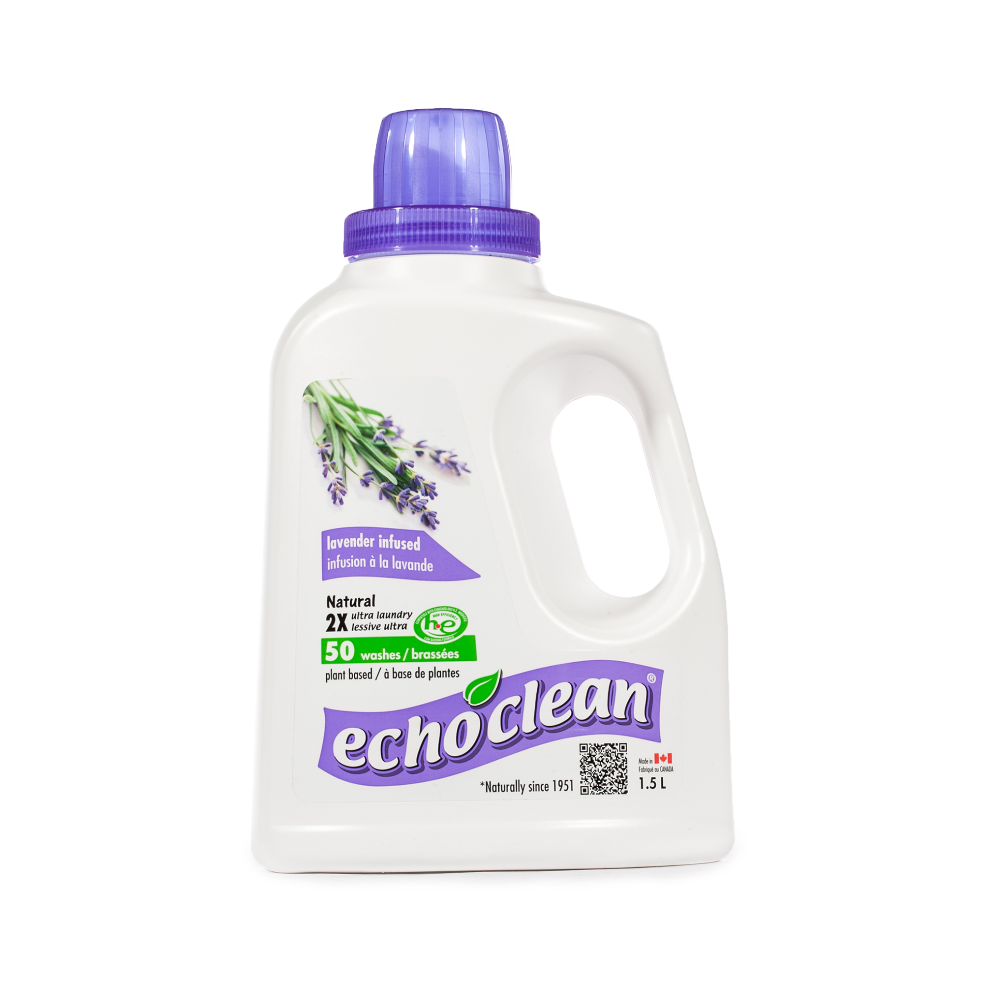加拿大进口洗衣液-ECHOCLEAN爱可丽净全天然浓缩高效洗衣液薰衣草香型 加拿大进口洗衣液-ECHOCLEAN爱可丽净全天然浓缩高效洗衣液薰衣草香型