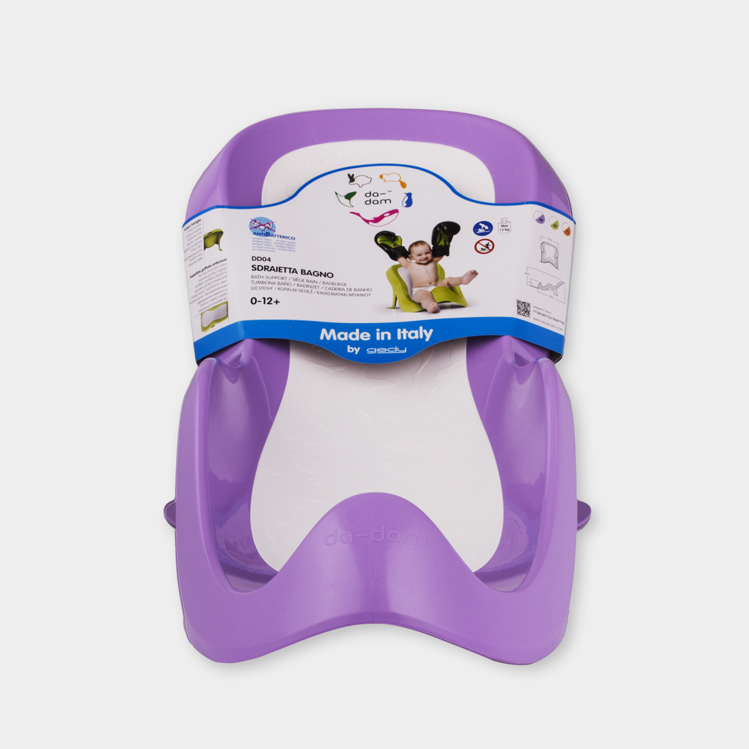 意大利进口婴儿浴室座椅-Da-Dam婴儿浴室座椅0-12月