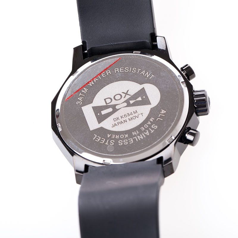 韩国进口男石英手表-DOX时尚手表DX634防水石英表