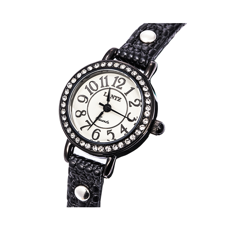 韩国进口女性手表-朗时LANTZ女石英表