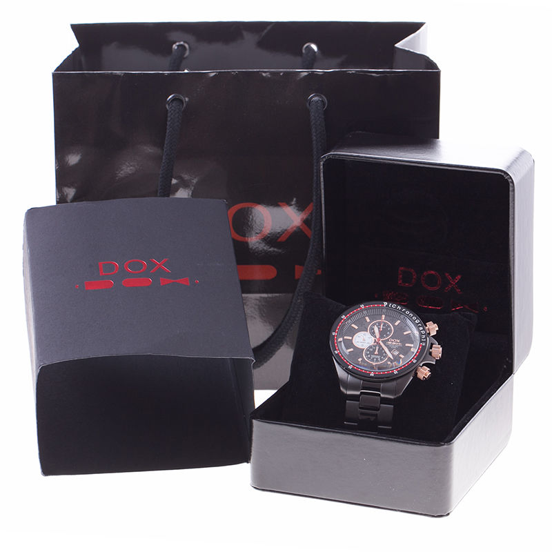 韩国进口男石英表-DOX时尚手表DX626防水石英表