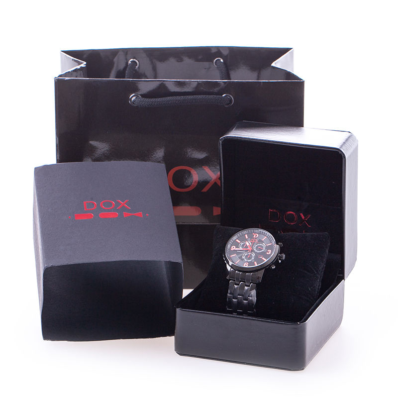 韩国进口女士石英手表-DOX时尚手表DX627B防水石英表
