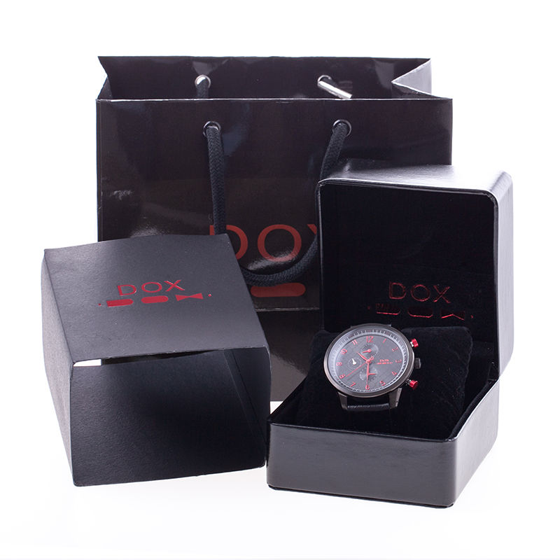 韩国进口男士石英表-DOX时尚手表DX6101防水石英表