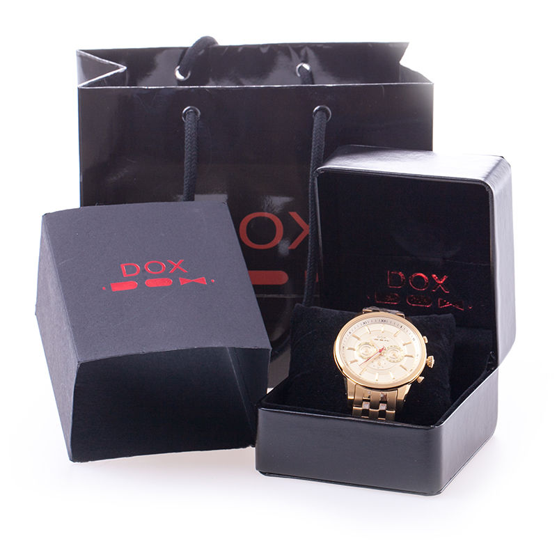 韩国进口石英手表-DOX时尚手表DX610防水石英表