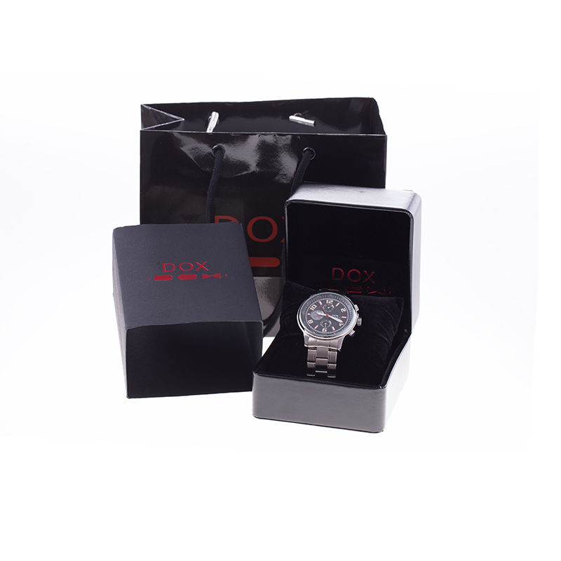 韩国进口男士手表石英表-DOX时尚手表DX633B防水石英表