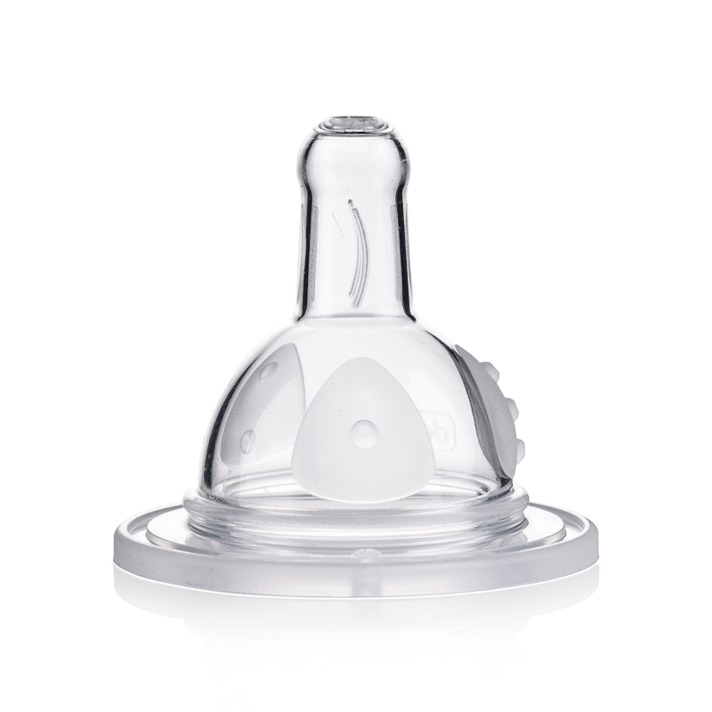 法国原装进口硅胶奶嘴-DODIEInitiation+系列防胀气宽口三极变速圆形硅胶奶嘴