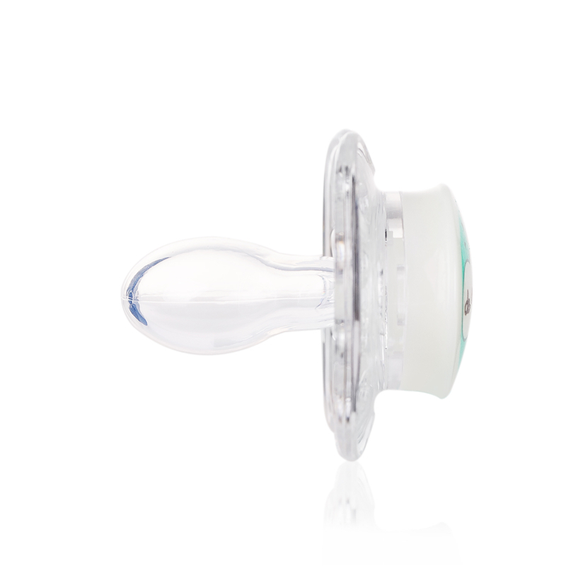 法国进口新生儿硅胶安抚奶嘴-DODIE对称圆形硅胶安抚哄睡奶嘴夜光夜用型