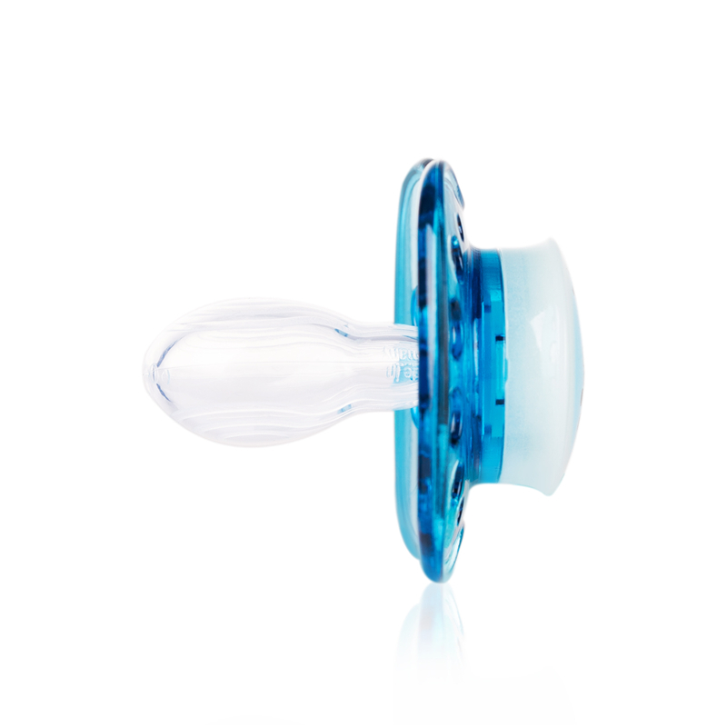 法国进口仿真安抚奶嘴-DODIE对称圆形硅胶安抚哄睡奶嘴夜光夜用型