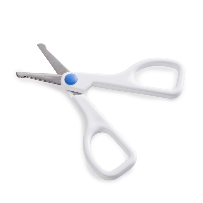 法国进口婴儿指甲剪-Dodie婴儿护理安全圆头不锈钢指甲剪刀(6个月以上)