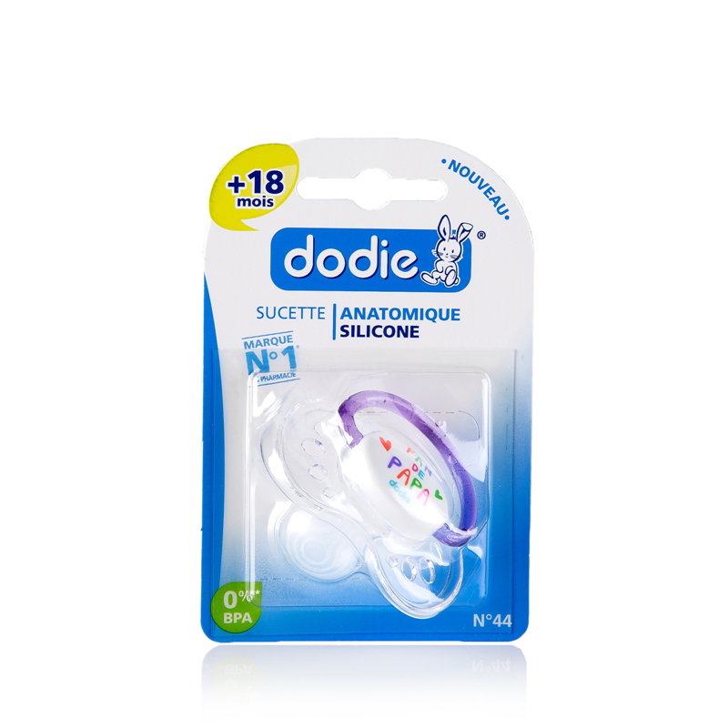 法国进口安抚奶嘴-DODIE对称圆形舒适型硅胶安抚奶嘴日用