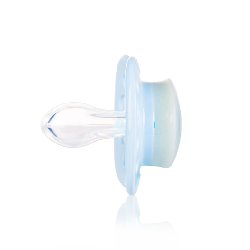 法国进口安抚奶嘴一个-DODIE对称圆形硅胶安抚奶嘴夜光夜用型(0-6个月)新生儿