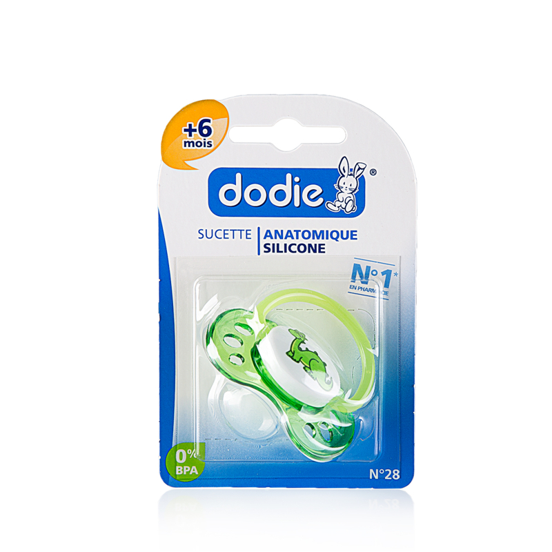 法国进口宝宝安抚奶嘴-DODIE对称圆形舒适型硅胶安抚奶嘴日用