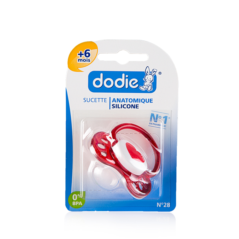 法国进口婴儿安抚奶嘴-DODIE对称圆形舒适型硅胶安抚奶嘴日用